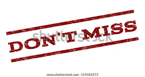 Don't Miss Out! Stamp On Dark Background Royalty-Free Images, Stock ...