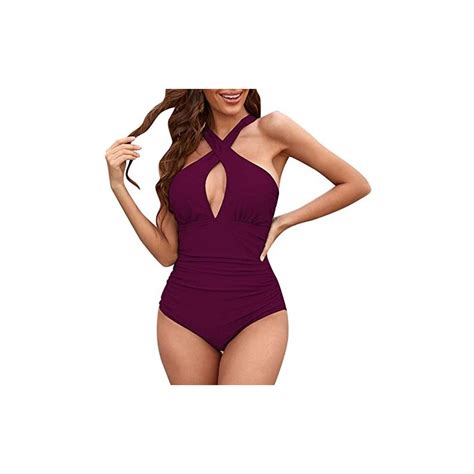 EODJXIO Bikini Donna Mare Con Fascia Costumi Interi Donna Mare Modellanti Costume Donna Bikini