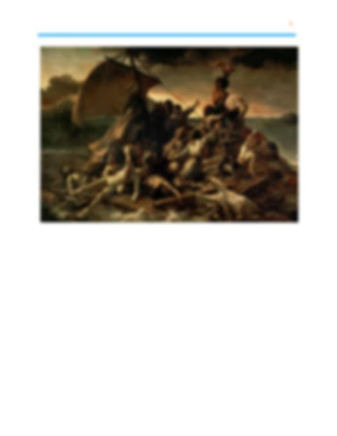 Solution La Zattera Della Medusa Theodore Gericault Riassunto