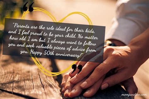 Happy 50th Wedding Anniversary Wishes For Parents