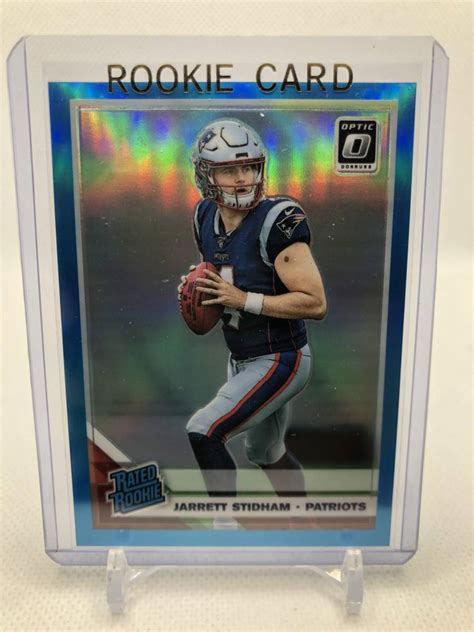 Donruss Opticjarreett Stidham Aqua Blue Prizm