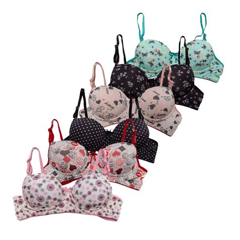 Kit 3 Sutiã Bojo Estampado Lingerie Soutien Direto Da Fábrica Shopee Brasil