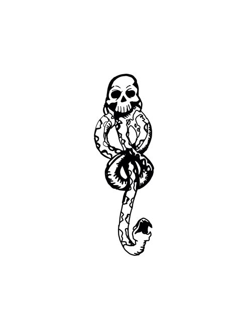 dark mark harry potter tattoo 8