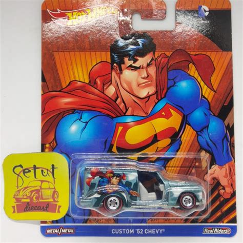 Jual HOT WHEELS HOTWHEELS DC COMICS SUPERMAN CUSTOM 52 CHEVY BAN KARET