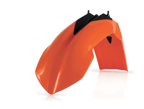 Garde boue avant Acerbis KTM 530 EXC 08 11 Orange Brillant Pièces