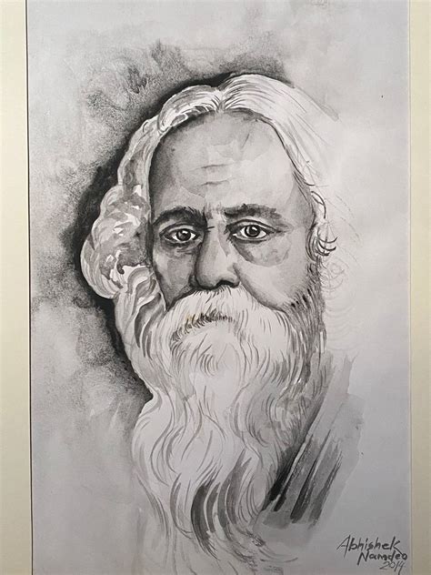 buy rabindranath tagore monochrome realism painting  fizdi