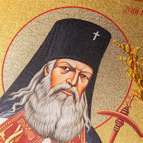 Купить икона святителя луки крымского на деревянной основе, цвет ...