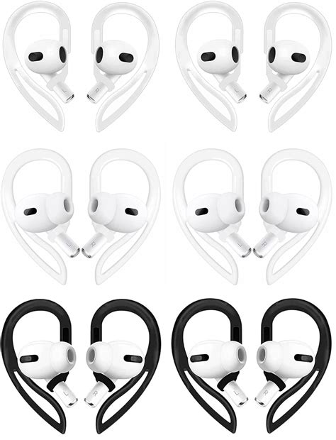 Alxcd Ear Hooks Compatible With Airpods Pro 2 And Airpods 6 Pairs