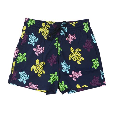 Vilebrequin Multicolour Turtle Swim Short Oxygen Clothing