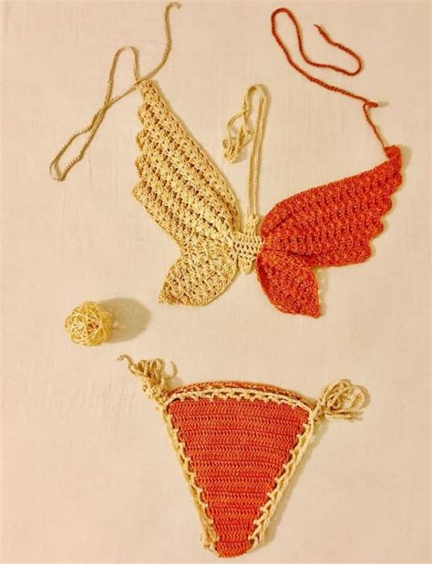 Butterfly Bikini Set Etsy