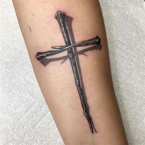 22 Amazing Forearm Cross Tattoos For 2024