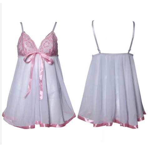 Plus Size Sexy Lingerie Women S Lace Babydoll Sleepwear Chemise Underwear Outfit EBay