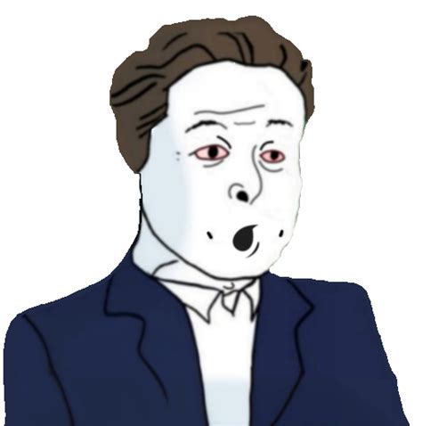 Elon Musk Shocked Wojak - Wojak Land