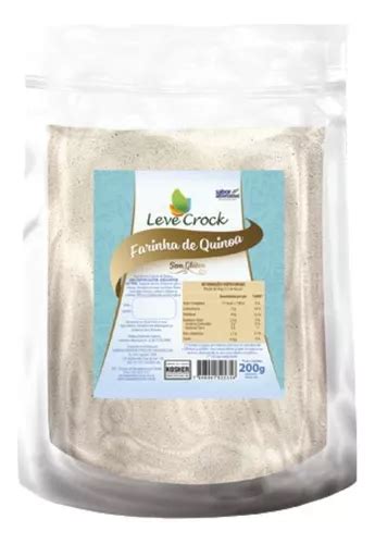 Kit 2x Farinha De Quinoa Sem Glúten Leve Crock 200g MercadoLivre