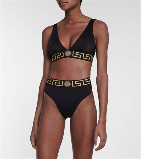 Versace Logo Bikini Bottoms Versace