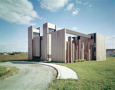 german postwar modern unitarian universalist church   cedar