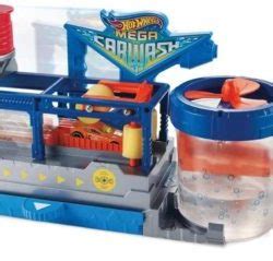 Hot Wheels Mega Car Wash Connectable Connectable Play Set With Car Ftb Buy Online At Best