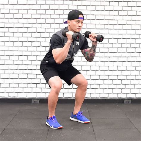 Dumbbell Squat Clean And Press เครื่องออกกําลังกาย Irontec