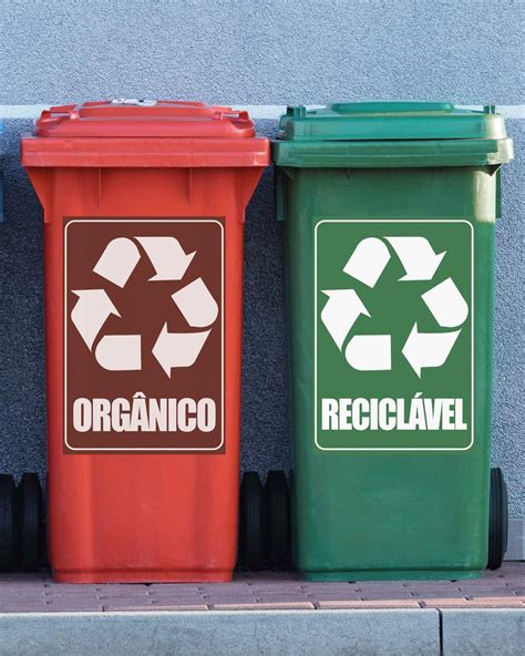 Lixo Organico E Reciclavel - Lixeira Organico E Reciclavel - FDPLEARN