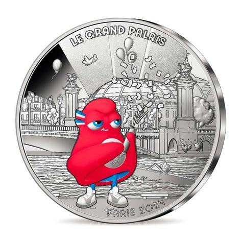 Grand Palais Juegos Olímpicos París 2024 10 Euro Plata Monedas