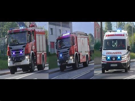 Trąby Wyjazd Alarmowy 331 S 26 GCBA Scania P400 331 S 43 SCRt Scania