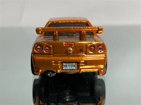Orange R34 Hot Wheels Customs Mattel Creations