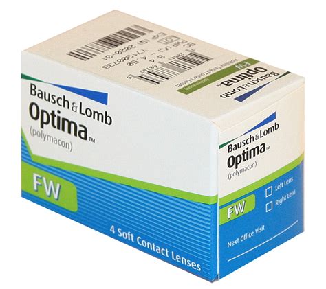 Контактные линзы Optima FW (4 pk) в Екатеринбурге купить по цене 1 705 ...