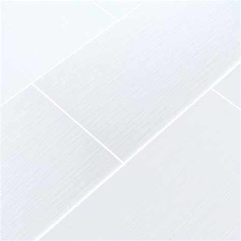 Msi Dymo White Stripe 12 In X 24 In Glossy Ceramic Wall Tile 16 Sq