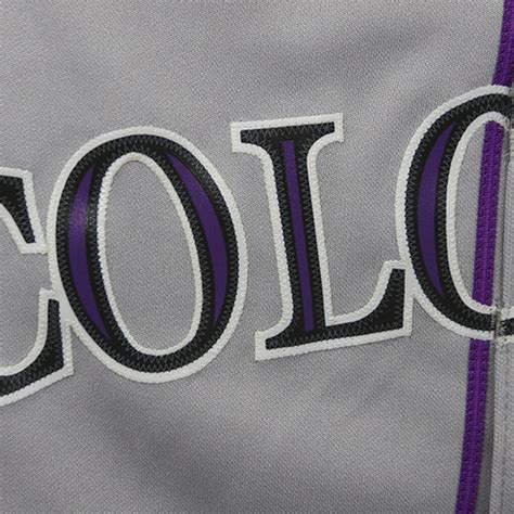 Carolos Gonzalez Colorado Rockies 5 Majestic Replica Jersey Gray