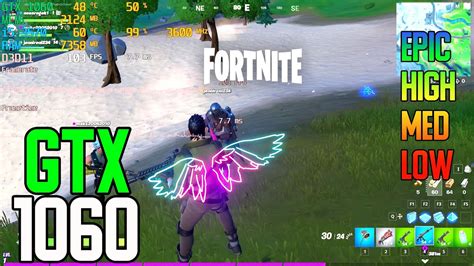 Fortnite GTX 1060 3gb I5 3570 12GB 1080p Low EPIC Settings