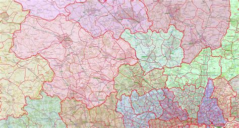custom postcode maps  uk london business map centre