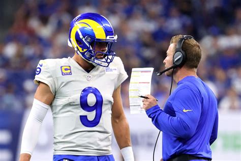 Rams Colts Sean McVay Praises Matthew Stafford In Week 2 Win Turf