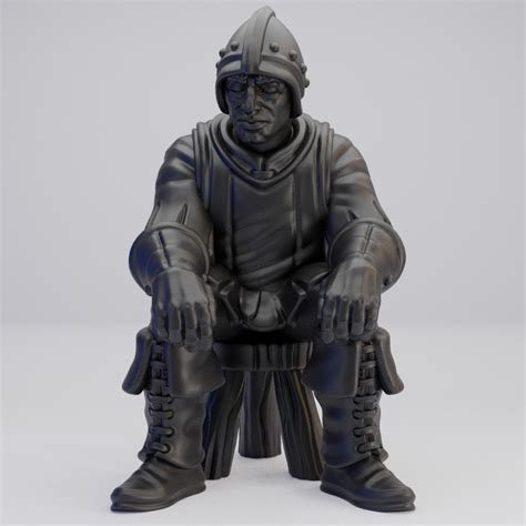 Hot Goblin 着席近衛兵 ミニチュア ホットゴブリン 中世の休息