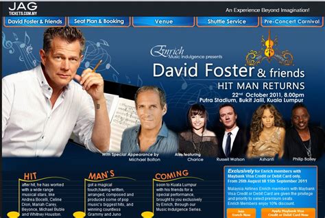 the extravaganza .: David Foster & Friends Live In Malaysia