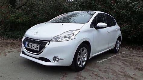 2013 13 Peugeot 208 1.2 VTi Active 5dr In White - YouTube