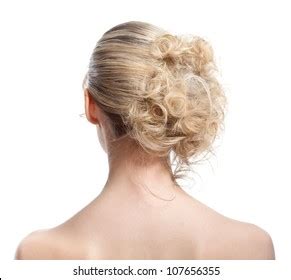 Back Nude Woman Isolated On White Stock Photo Edit Now 69266614