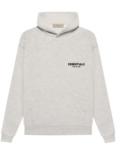 Fear Of God Essentials Hoodie In Grey | ModeSens
