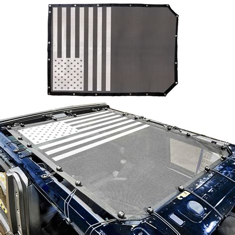 Snapklik Sukemichi Door Sunshade For Ford Bronco Mesh Sun Shade Bikini Top Cover Bimini