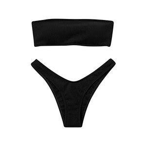 Cubinest Bikini Top Big Tette Nero Push Up Donna Con Ferretto Rosso Sport C Bikini