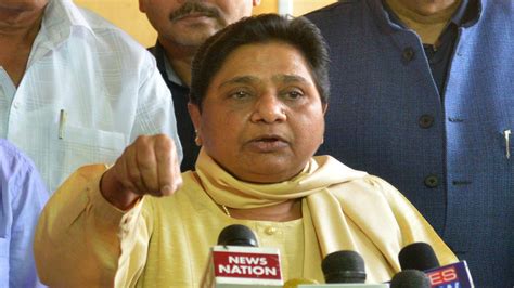 Bsp Chief Mayawati Resigns From Rajya Sabha The Hindu