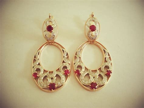 Серьги в русском стиле - 66 фото