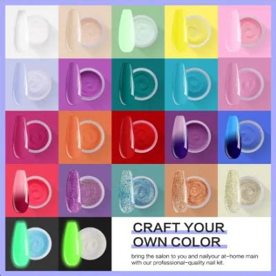 Wholesale Glitter Acrylic Powder Vendors Bulk Private Label Custom Nude Nail Clear Acrylic