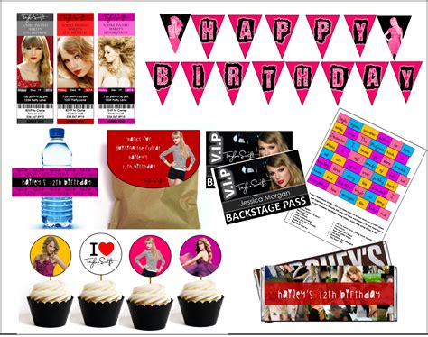 taylor swift birthday decorations 5
