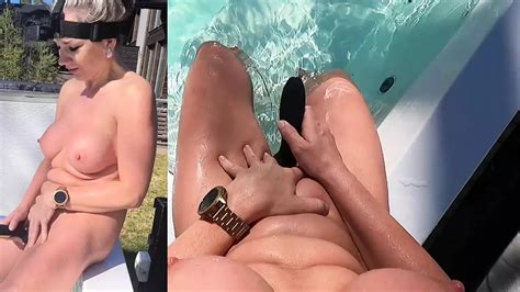 POV Süße Milf mit ihrem Lieblingsspielzeug in Jacuzzi PIP Hinter den Kulissen wie das Video