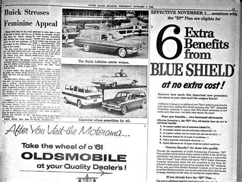 Advance Historic Page From Nov 2 1960 Picture Yourself In A ‘61