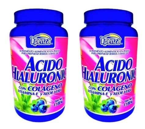 Ácido Hialurónico Colageno Y Aloe Vera Ypenza 1 1 Kg 2 Pzs