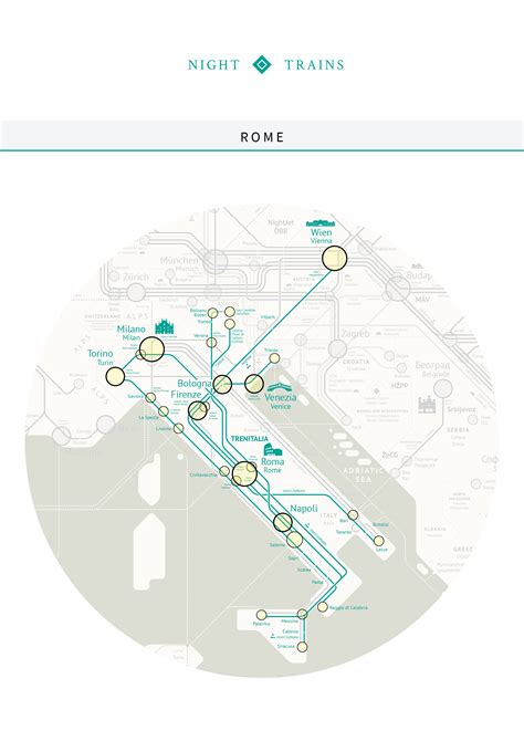 Valence Rome Train Map