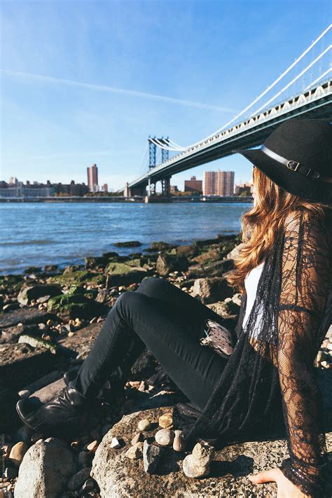 Beautiful Brunette In New York City By Stocksy Contributor Vero Stocksy