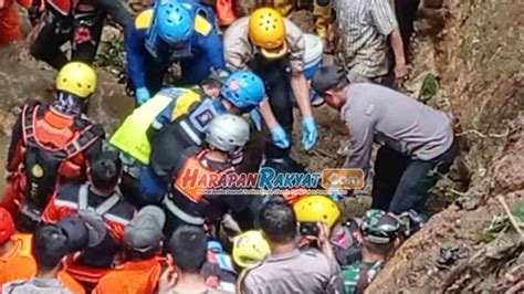 Korban Bus Maut Tasikmalaya Yang Hilang Ditemukan Tertimbun Tanah