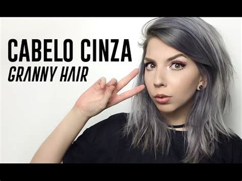Como Deixar O Cabelo Cinza Grafite - Como Fazer: Cabelo Cinza // GRAFITE ! Granny Hair - YouTube